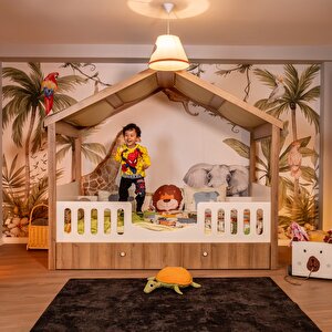 Mia Montessori Çocuk Odası Karyola 100x200 cm