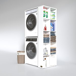 Çamaşır-kurutma Makinesi Dolabı Bolodenka Byz 180*090*60 Banyo Kapaksız Arkalıksız