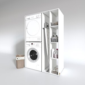 Çamaşır-kurutma Makinesi Dolabı Alyusha Byz 180*120*60 Banyo Kapaksız Arkalıksız