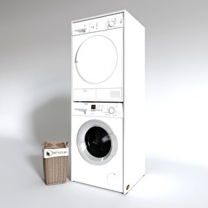 Çamaşır-kurutma Makinesi Dolabı Zakhar Byz 180*70*60 Banyo Kapaksız Arkalıksız