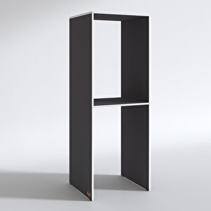 Çamaşır-kurutma Makinesi Dolabı Evgeniya Gri 180*70*60 Banyo Çift Katlı Kapaksız Arkalıksız