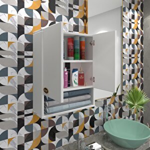 Banyo Ecza Dolabı Bakuninmdf Byz 60*40*20 % 100 Mdf Full Mdf Mutfak (m)üst Arkalıklı Alt Arkalıksız
