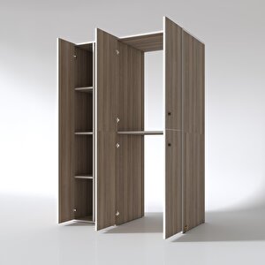 Çamaşır-kurutma Makinesi Dolabı Kapaklı Yaromira Crd 180*120*60 Banyo Arkalıksız