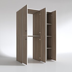 Kenzlife Çamaşır-kurutma Makinesi Dolabı Kapaklı Yaromira Crd 180*120*60 Banyo Arkalıksız