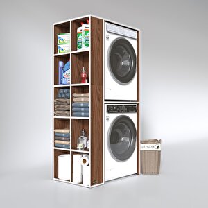 Çamaşır-kurutma Makinesi Dolabı Bolodenka Sol Cvz 180*090*60 Banyo Kapaksız Arkalıksız