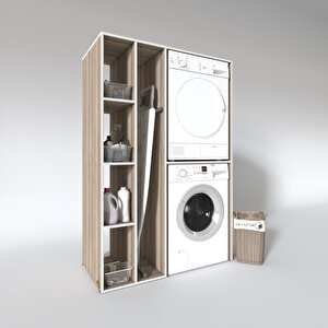 Çamaşır-kurutma Makinesi Dolabı Alyusha Sol Crd 180*120*60 Banyo Kapaksız Arkalıksız