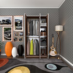 Gardırop 3 Kapılı Kapaklı Guzmanya Cvz 173*90*42 Gardolap Dolap Ofis