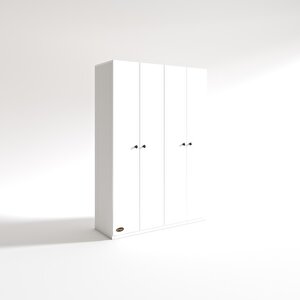 Gardırop 4 Kapılı Kapaklı Devetabanı Byz 173*120*42 Gardolap Dolap Ofis