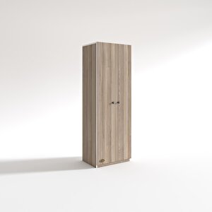 Gardırop 2 Kapılı Kapaklı Leylak Crd 173*60*42 Gardolap Dolap Ofis