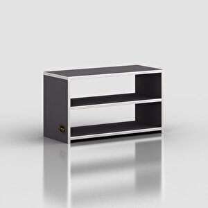Ayakkabılık Goya Gri 040*70*30 Arkalıksız Ayakkabı Ofis Dolabı