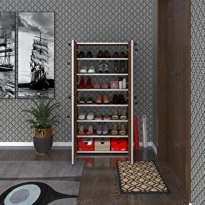 Ayakkabılık Ayakkabı Dolabı Kilitli Gutan Cvz 140*70*32 Kapaklı Ofis Dolabı Iki Bölme