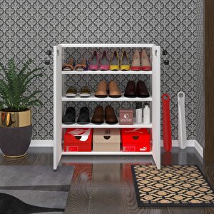 Ayakkabılık Ayakkabı Dolabı Kilitli Gutan Byz 080*70*32 Kapaklı Ofis Dolabı