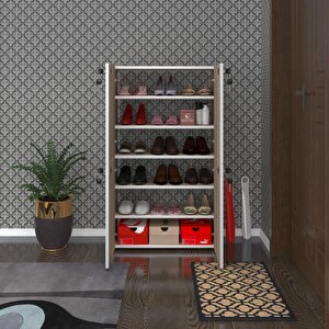 Ayakkabılık Ayakkabı Dolabı Kilitli Gutan Crd 120*70*32 Kapaklı Ofis Dolabı Iki Bölme