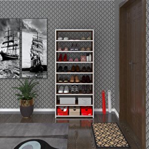 Ayakkabılık Goya Cvz 160*70*30 Arkalıksız Ayakkabı Ofis Dolabı Iki Bölme