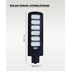 300w Solar Sokak Aydınlatması 6500k (beyaz Işık)