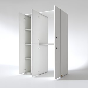 Çamaşır-kurutma Makinesi Dolabı Kapaklı Yaromira Sol Byz 180*120*60 Banyo Arkalıksız