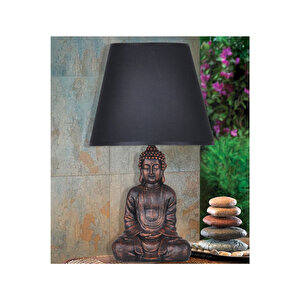 Qdec Modern Dizayn Buda Abajur Yeşil-beyaz