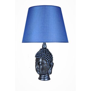 Modern Dizayn Büyük Buda Abajur Cobalt Mavi