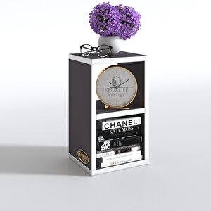 Komodin Lothario Gri Komidin 42x20x19 Duvara Monte Askı Aparatlı (mng)