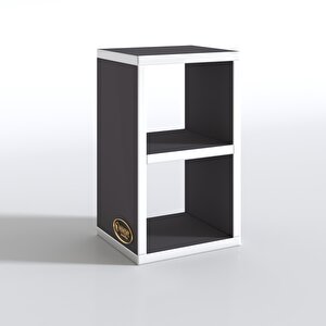 Komodin Lothario Gri Komidin 42x20x19 Duvara Monte Askı Aparatlı (mng)