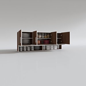 Kenzlife Hazır Mutfak General Cvz 060*150*32 Mutfak Banyo Dolabı Kapaklı Raflı