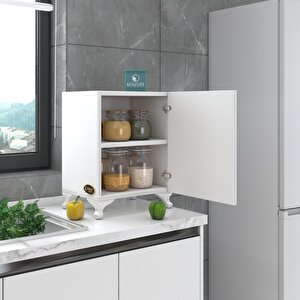 Mutfak Dolabı Mine 048*030*032 Byz Kapaklı Ayaklı Banyo Evrak Ofis Kitaplık Ayakkabılık Kiler