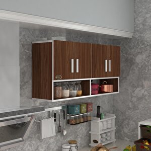 Hazır Mutfak Vesper Cvz 060*120*22 Mutfak Banyo Dolabı Kapaklı Raflı
