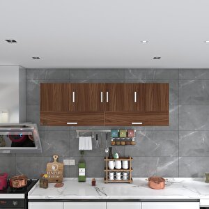 Kenzlife Hazır Mutfak Perenna Cvz 060*180*22 Mutfak Banyo Dolabı Kapaklı Raflı