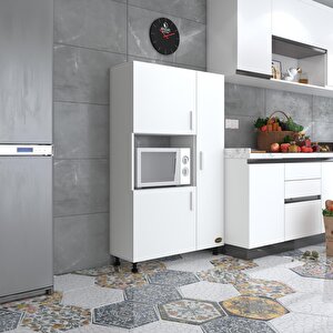 Mini Fırın Dolabı Alpkuntsol Byz 148*90*30 Ayaklı Mikroalga Midi Fırın Mutfak