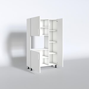 Mini Fırın Dolabı Alpkuntsol Byz 148*90*30 Ayaklı Mikroalga Midi Fırın Mutfak