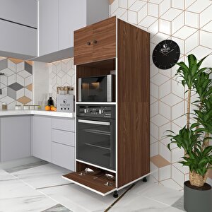 Fırın Dolabı Halide Cvz 162*60*56 Mutfak Kapaklı Ayaklı Banyo Kiler Ofis