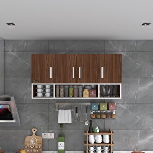 Hazır Mutfak Severus Cvz 060*120*32 Mutfak Banyo Dolabı Kapaklı Raflı
