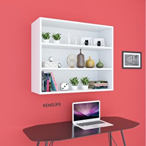 Mutfak Dolabı Itır 090.090.30 Byz 2 Raflı Kapaksız Ofis Banyo Kiler Evrak Kitaplık