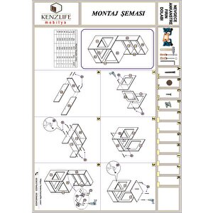 Ankastre Fırın Dolabı Nevgece Beyaz 165x60x56 Mutfak Eko Düz