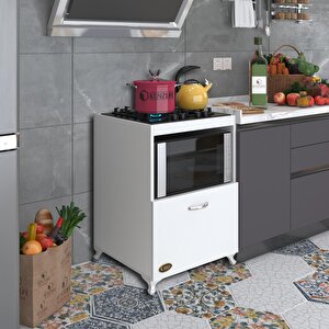 Ocak Dolabı Demi Byz 85*60*57 Mutfak Modül Mini Fırın  Ankastre Ocak Için