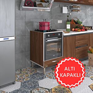 Ankastre Modülü Kabini Polonyum Cvz Fırın Ocak Dolabı Özel Boy Ayarlı Ayaklı Kapaklı