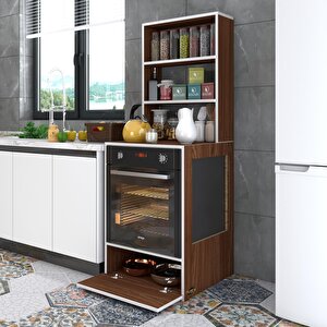 Ankastre Fırın Dolabı Hümeyra Cvz 165*60*56 Mutfak Kapaklı