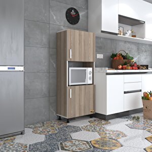 Mini Fırın Dolabı Gökhun Crd 148*60*30 Ayaklı Mikroalga Midi Fırın Mutfak