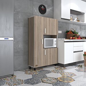 Mini Fırın Dolabı Alpkuntsağ Crd 148*90*30 Ayaklı Mikroalga Midi Fırın Mutfak