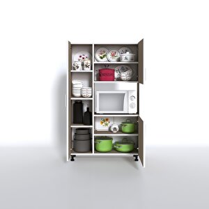 Mini Fırın Dolabı Alpkuntsağ Crd 148*90*30 Ayaklı Mikroalga Midi Fırın Mutfak