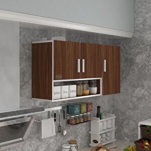 Hazır Mutfak Mirena32 Cvz 060*120*32 Mutfak Banyo Dolabı Kapaklı Raflı