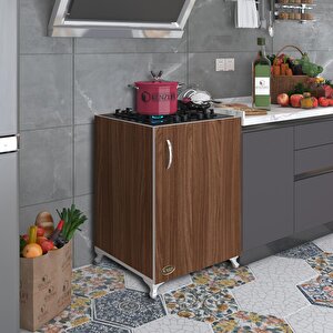 Ocak Dolabı Kamuran Cvz 85*60*56 Hazır Mutfak Ankastre Gömme Ocak Için Arkalıksız