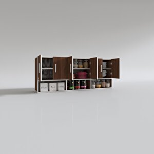 Hazır Mutfak Vice Cvz 060*180*32 Mutfak Banyo Dolabı Kapaklı Raflı
