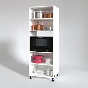 Fırın Dolabı Müzeyyen Byz 180*65*50 Mutfak Xlarge Ayaklı Banyo Kiler Ofis
