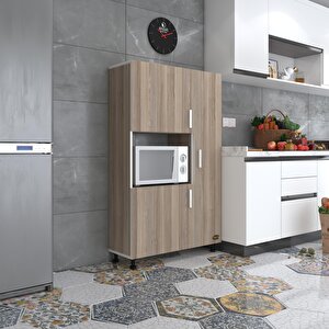 Mini Fırın Dolabı Alpkuntsol Crd 148*90*30 Ayaklı Mikroalga Midi Fırın Mutfak