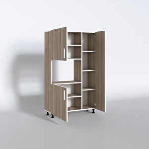 Mini Fırın Dolabı Alpkuntsol Crd 148*90*30 Ayaklı Mikroalga Midi Fırın Mutfak