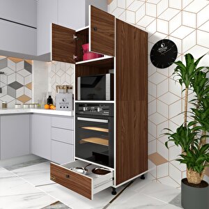 Fırın Dolabı Kamile Cvz 162*60*56 Mutfak Çekmeceli Ayaklı Banyo Kiler Ofis