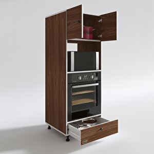 Fırın Dolabı Kamile Cvz 162*60*56 Mutfak Çekmeceli Ayaklı Banyo Kiler Ofis