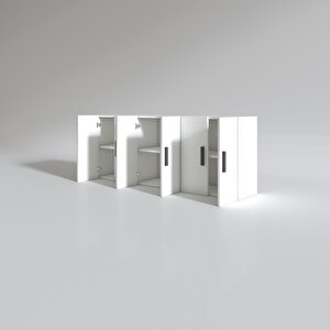 Hazır Mutfak Zanobi Byz 060*180*32 Mutfak Banyo Dolabı Kapaklı Raflı