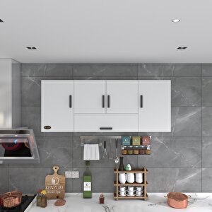 Kenzlife Hazır Mutfak Acus32 Byz 060*150*32 Mutfak Banyo Dolabı Kapaklı Raflı